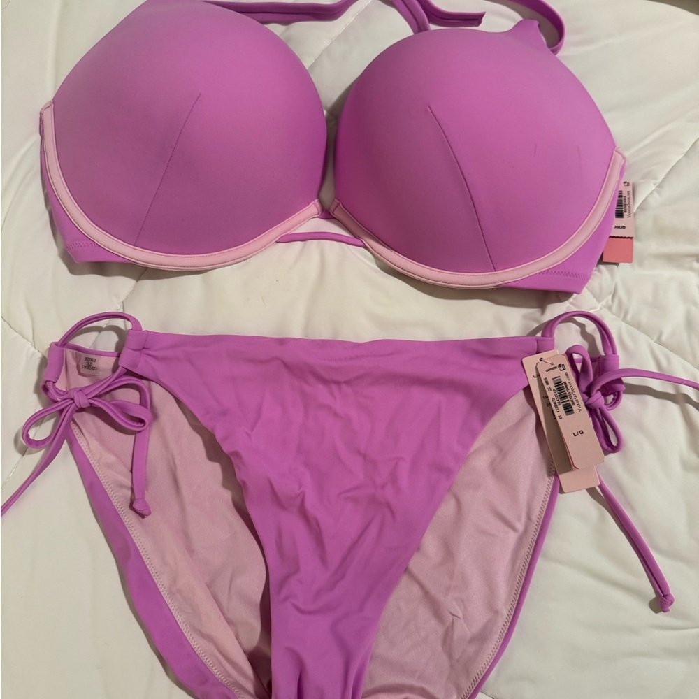 New Victoria’s Secret Push Up Extra Padding Bikini - 36DD